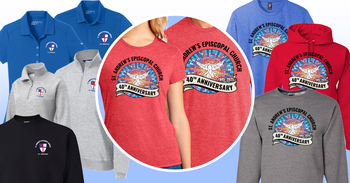 St. Andrew's 40th Anniversary Merch