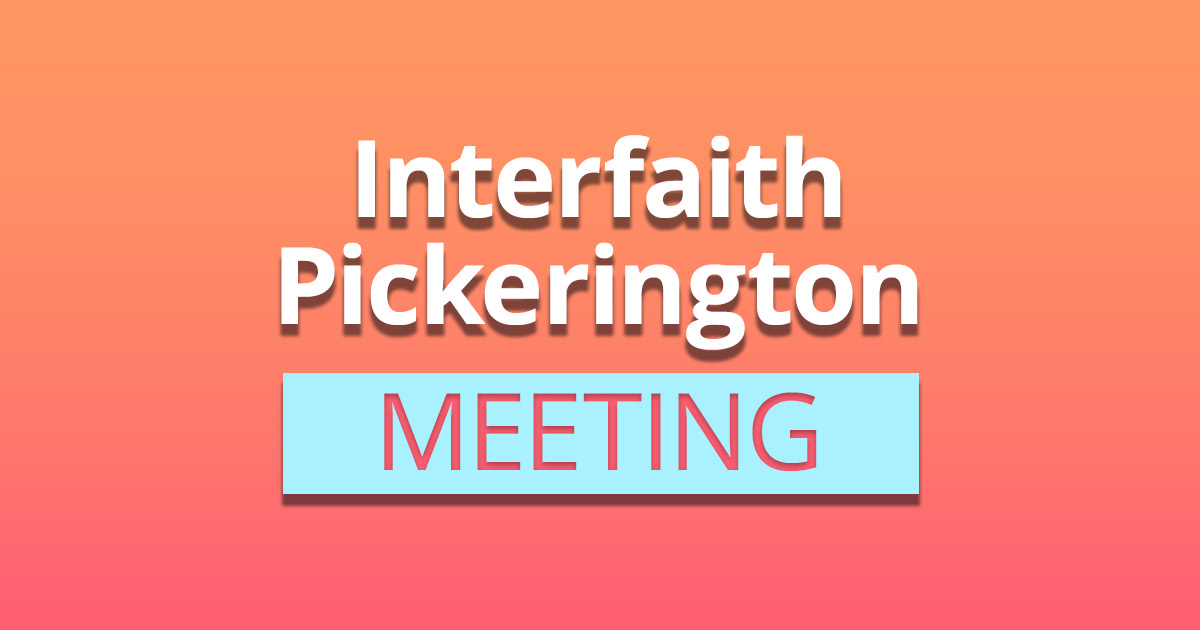 Interfaith Pickerington meeting