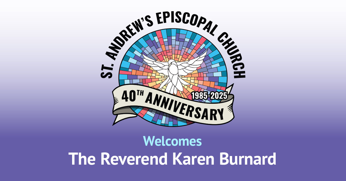 We welcome The Reverend Karen Burnard