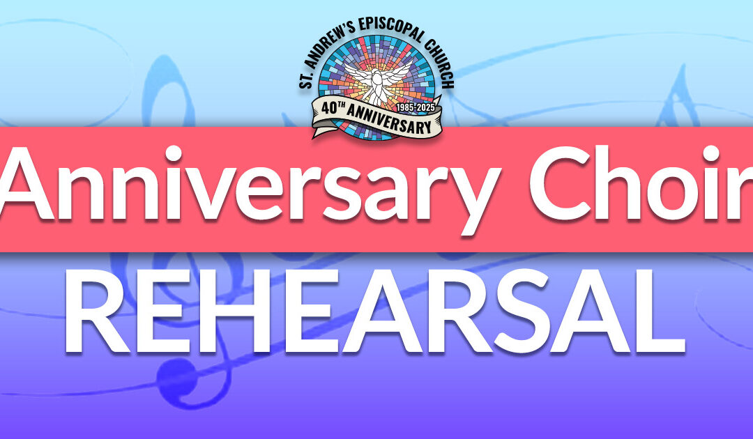 Anniversary Choir Rehearsal