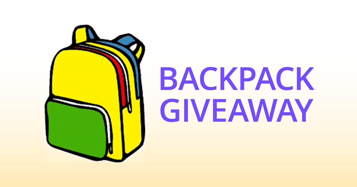 Backpack Giveaway