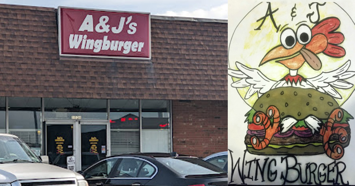 A & J Wing Burger restaurant