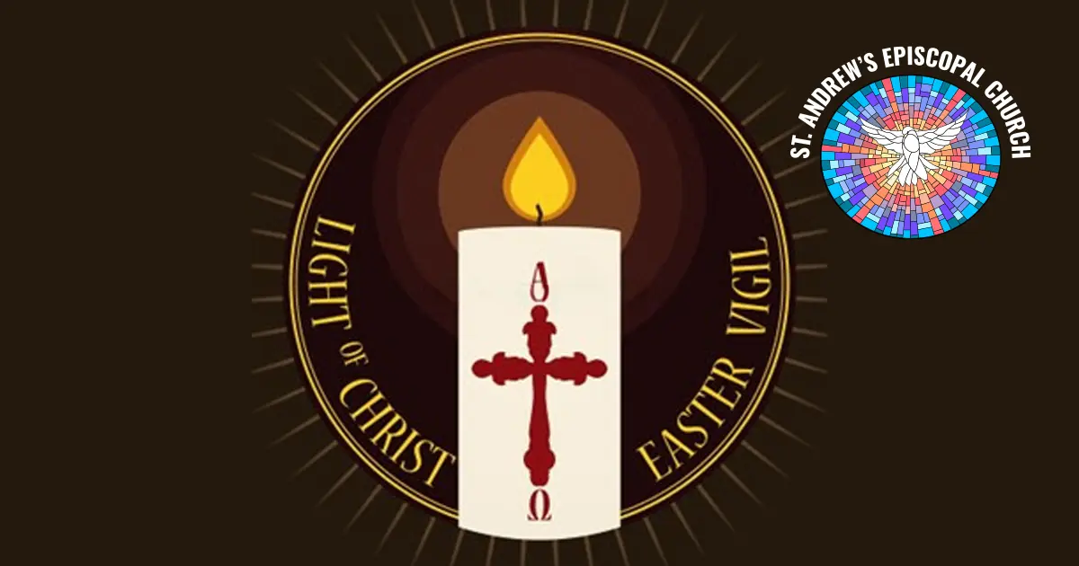 Light of Christ Easter Vigil candle